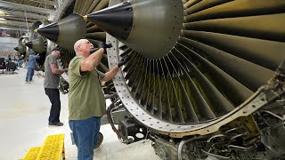 How They Rebuild US Air Forces Biggest Jet Engines [upl. by Iramaj]