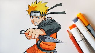 How to Draw Naruto Uzumaki  Step by Step Tutorial  Naruto Shippuden [upl. by Davine41]