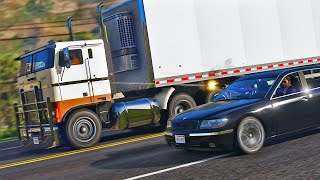 The Truck Chase  GTA 5 Action Movie [upl. by Eniamraj]