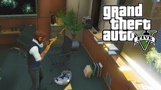 GTA 5 Secret Area  IAA Building Interior GTA V [upl. by Fairfax]