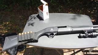 American Tactical 12 Gauge Shotgun Review And Shooting [upl. by Ayana]