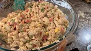 How to make Macaroni salad perfect for summer time [upl. by Amann]