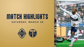 HIGHLIGHTS  Vancouver Whitecaps FC vs Portland Timbers  March 30 2024 [upl. by Tobey]