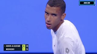 Felix Auger Aliassime vs Daniil Medvedev Highlights  Doha 2025 [upl. by Matrona]