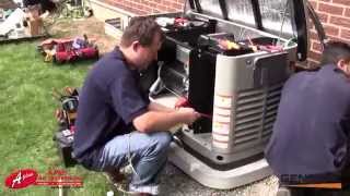 Generac 22 kW Standby Generator Installation by Aplus Air Systems Inc [upl. by Lanos464]