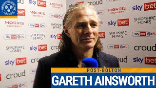 POSTBOLTON  Gareth Ainsworth [upl. by Yttig]