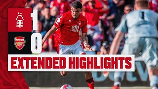 EXTENDED HIGHLIGHTS  NOTTINGHAM FOREST 10 ARSENAL  PREMIER LEAGUE [upl. by Ellegna]