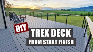 BUILDING the ULTIMATE Trex Deck [upl. by Trebled]