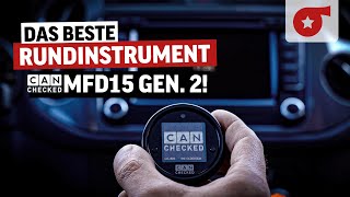 Neu rund amp leistungsstark  CANchecked MFD15 GEN 2  Das beste Rundinstrument [upl. by Lennie]