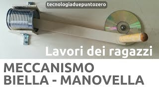 Lavori dei ragazzimeccanismo biella manovella [upl. by Eustatius]