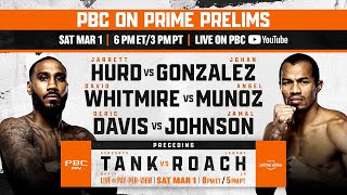 Tank vs Roach FIGHT NIGHT PRELIMS  TankRoach [upl. by Llirrehs]