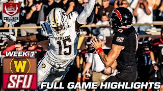 St Francis Red Flash vs Western Michigan Broncos  Full Game Highlights [upl. by Annaer]