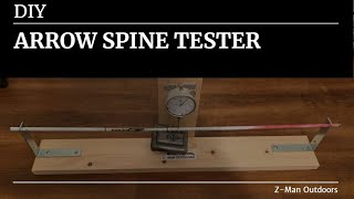 DIY Arrow Spine Tester Cheap amp Easy [upl. by Frum]