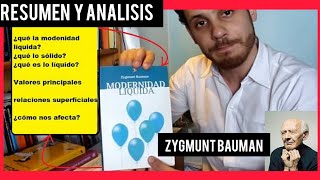 Modernidad líquida  Zygmunt Bauman RESUMEN Y EXPLICACIÓN [upl. by Ennagroeg]