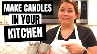 Making Candles at Home Full StepbyStep Tutorial [upl. by Bernetta]