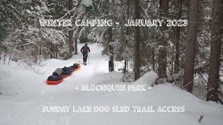 ALGONQUIN PARK Winter Camp 2023 [upl. by Alor]