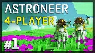 Astroneer  Relaxing Longplay Gameplay Walkthrough No Commentary [upl. by Nodle]