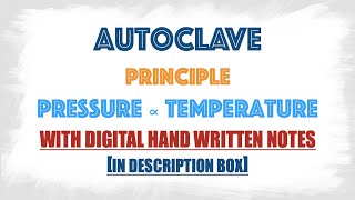 Principle of Autoclave full concept [upl. by Noteloc510]