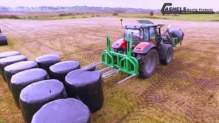 Cashels Pick and Stack Double Bale Handler [upl. by Odnumyer]