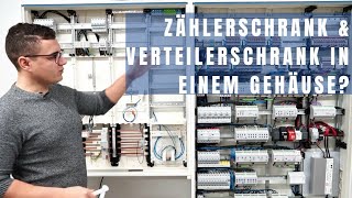 Zählerschrank amp Verteilerschrank im KNX Smarthome Wärmepumpe PVAnlage Schaltschrank Aufbau MDT [upl. by Merc]