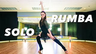 Girls Rumba Solo Latin Dance Intermediate Level Routine  Dafna Choreography  StyleMe [upl. by Yokoyama774]