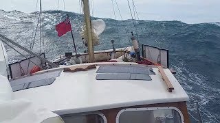 Ep009 Stormy Sailing in the Mediterranean Big Seas amp Gale Force Winds [upl. by Schumer572]