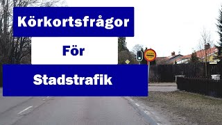 Körkortsfrågor stadstrafik från körförsiktigt [upl. by Julee]