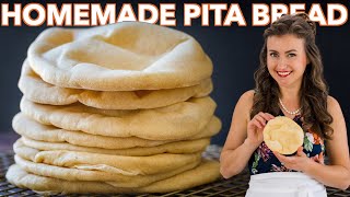 Pita Bread Recipe 2 Easy Ways [upl. by Mcintosh567]