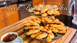 Greek Butter Cookies Koulourakia [upl. by Egap]