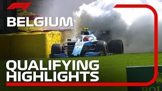 2019 Belgian Grand Prix Qualifying Highlights [upl. by Ilojne]