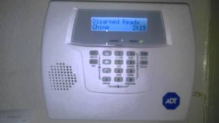 ADT home alarm test Test Mode [upl. by Prevot]