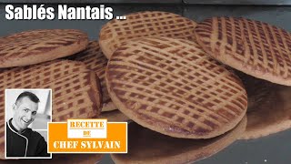 Sablés nantais  Recette par Chef Sylvain [upl. by Toffey]