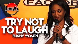 TRY NOT TO LAUGH  Funny Women  StandUp Comedy [upl. by Niel]