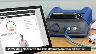 Fit Testing N95s with the PortaCount Respirator Fit Tester [upl. by Autrey929]