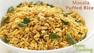 Quick snack  Masala Puffed Rice  Ventuno Home Cooking [upl. by Yllas]