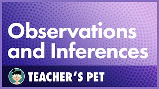 Observations and Inferences [upl. by Egrog]