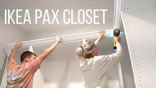 IKEA PAX Closet  Home With Stefani [upl. by Idid495]