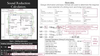 Acoustic Calculations Sound Reduction [upl. by Sukramaj263]