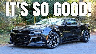 2018 Chevrolet Camaro ZL1 Review The ALMOST PERFECT Car [upl. by Euqinimod883]