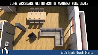 Come ARREDARE gli interni di una CASA in maniera FUNZIONALE [upl. by Aseeram271]