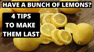 Too Many Lemons Preserve Lemons 4 Ways [upl. by Raimund]