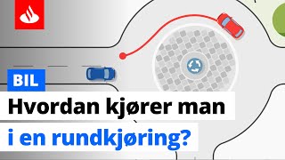 Hvordan kjører man i en rundkjøring [upl. by Nairoc]