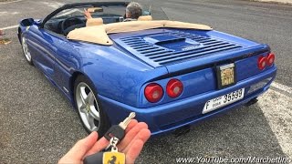 A Day w the Insane Ferrari F355 F1 Spider in the Tunnels [upl. by Hanoy]