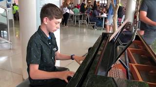 The Entertainer performed by 13 yearold volunteer pianist [upl. by Aidile]