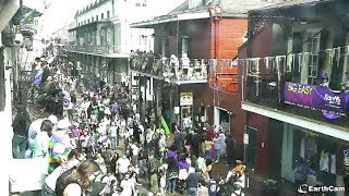 EarthCam Live Mardi Gras in New Orleans [upl. by Ainna]