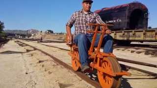 Sheffield Railroad Velocipede railbike [upl. by Nochur]