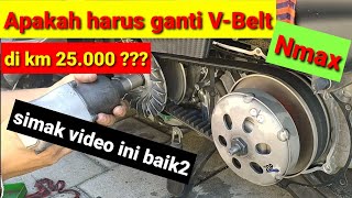 Waktu yang tepat untuk mengganti VBelt yamaha nmax [upl. by Caryn150]