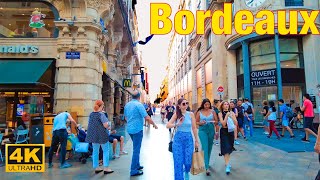 Bordeaux  France 🇫🇷  Bordeaux 2022  4K HDR Walking Tour  A Walk In Paris [upl. by Pinkerton]