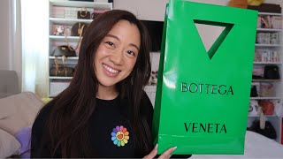 BOTTEGA VENETA MINI CASSETTE UNBOXING 🫣💚 [upl. by Haye]