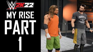 WWE 2K22  MyRise  Gameplay Walkthrough  Part 1  quotSuperstar Creation Performance Centerquot [upl. by Ambrogio]